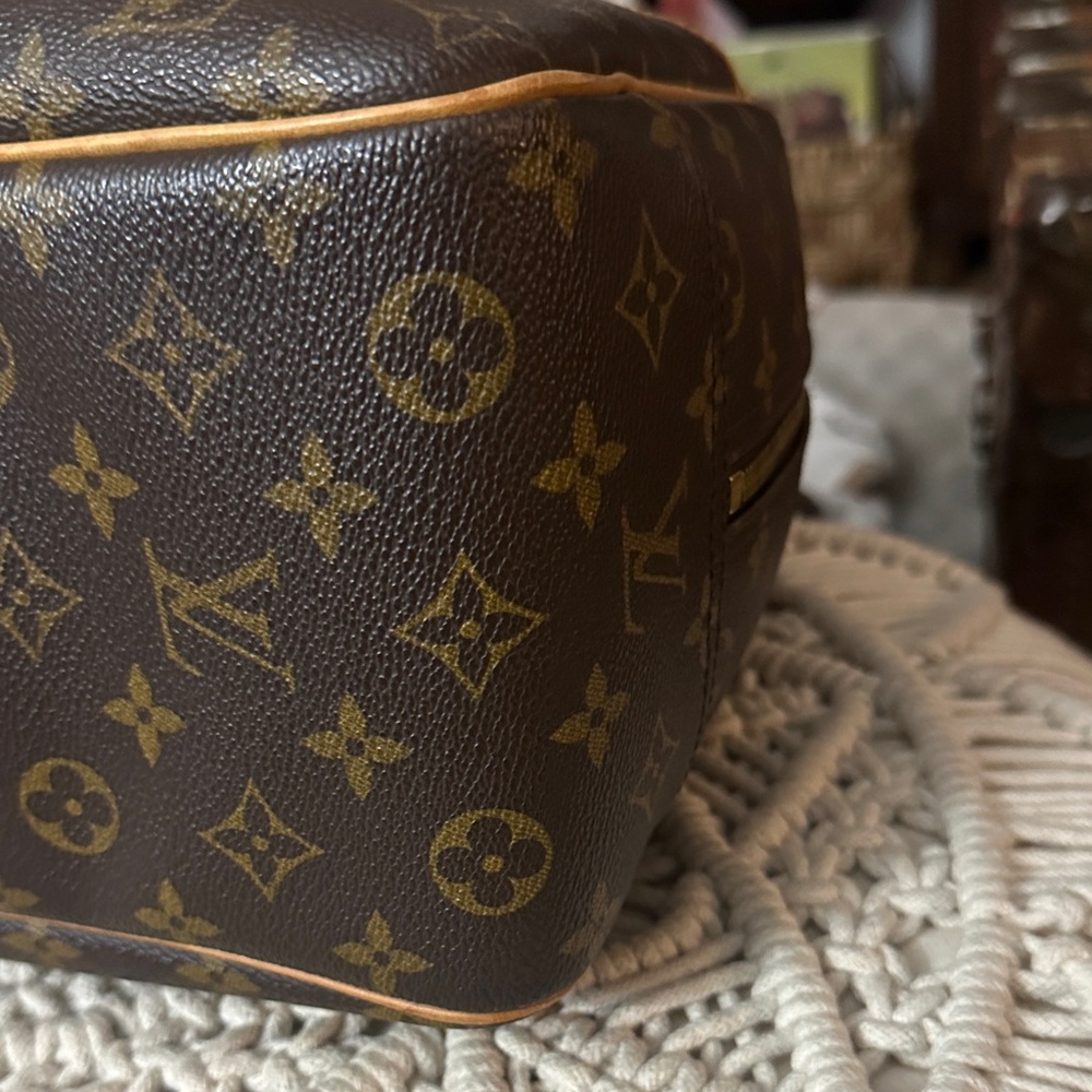 Louis Vuitton Deauville Brown Monogram Bag with Scarf Accent - Picture 5 of 16